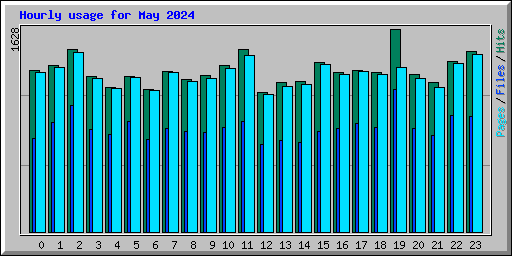 Hourly usage for May 2024
